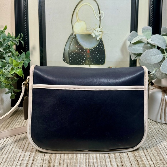 ❤️SOLD❤️Vintage Coach Spectator Navy Blue City Bag 9667 - Picture 2 of 9